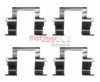 METZGER 109-1274 Accessory Kit, disc brake pads